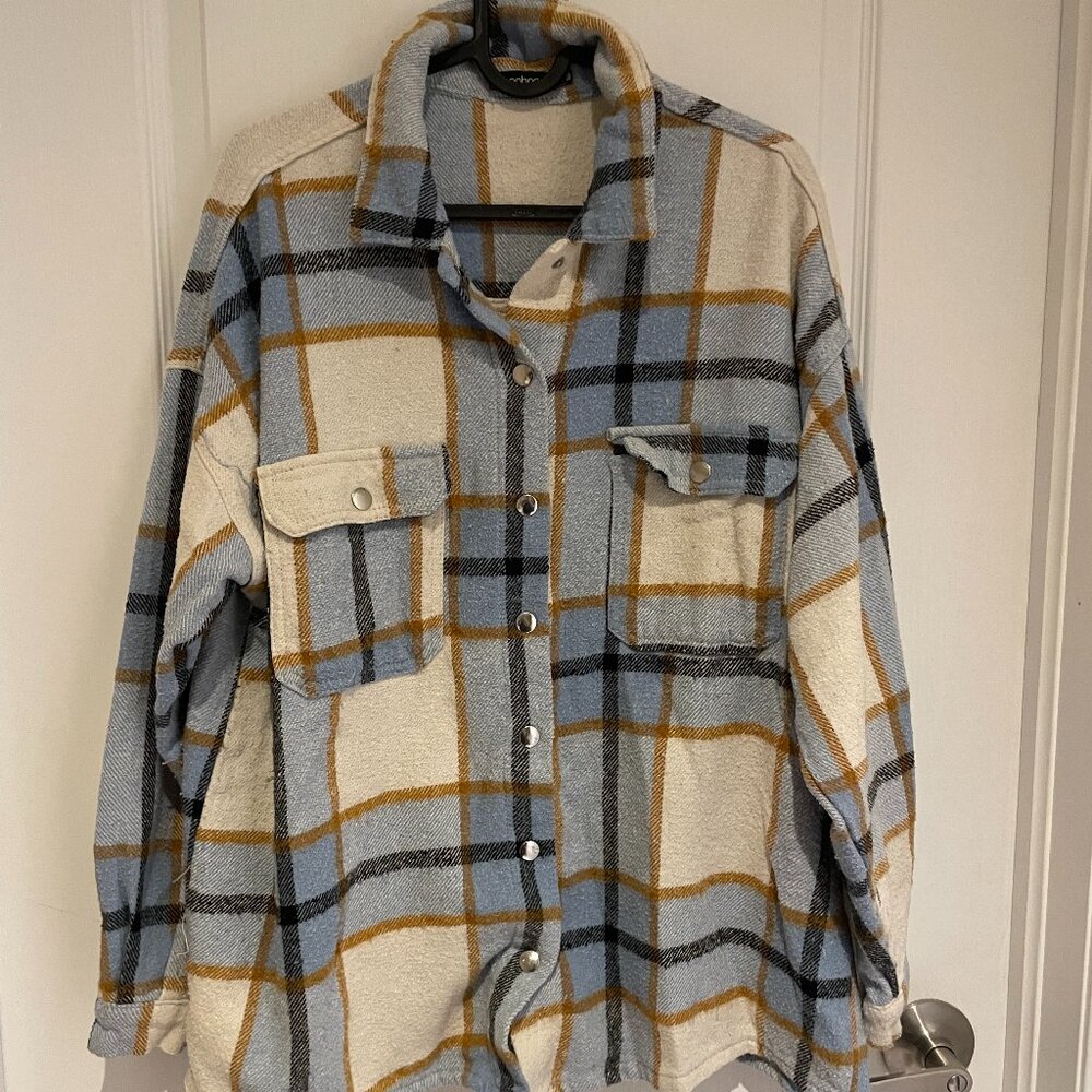 Flannel button down